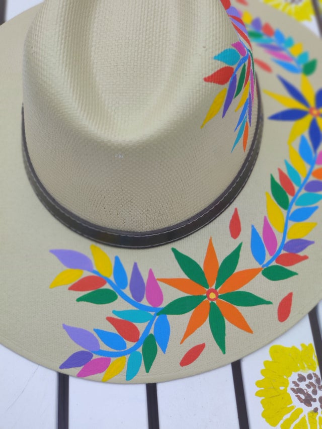 Zahra Darwish Hand Painted Yucatan Hat - 9